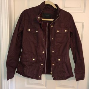 J Crew XS Maroon Jacket